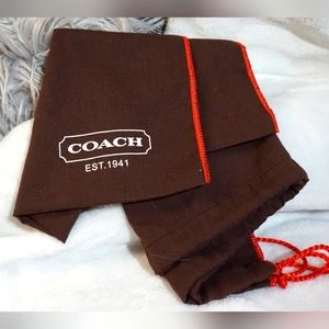 COACH Dust Bag Brown/Red